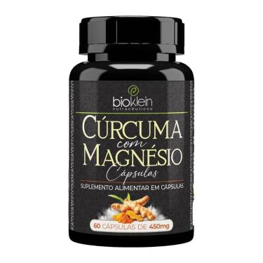 Imagem de Cúrcuma com Magnésio 60 Cápsulas 450mg Bioklein-Unissex
