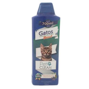 Imagem de Shampoo Gatos 2 Em 1 Pet Clean