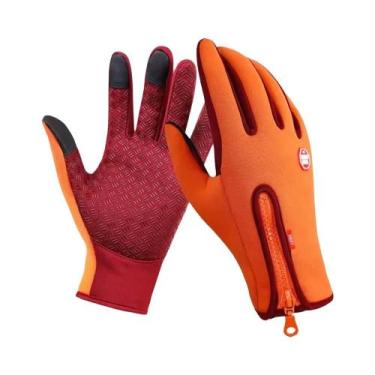 Imagem de Luvas De Motocicleta Térmicas Impermeáveis Com Tela Sensível Ao Toque 