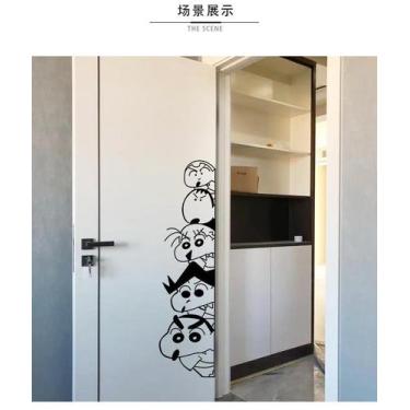 Imagem de Adesivo de parede Crayon Shin-chan para quarto ou porta de crianças - 