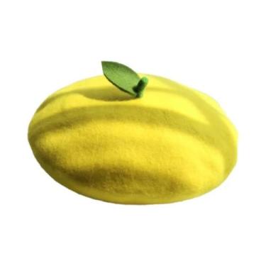 Imagem de Boina Feminina E Infantil Macia E Fofa, Com Estampas De Maçã Verde E V