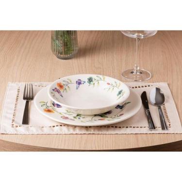 Imagem de Prato Fundo Lyor Botanique 21cm Branco Cerâmica - Wolff