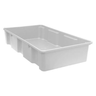 Imagem de Caixa Organizadora Multiuso Longa 32 L Retangular Branca - Presto