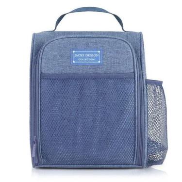 Imagem de Bolsa Térmica Lancheira Jacki Design Portátil Escolar, Azul celeste