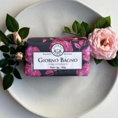 Imagem de Sabonete em barra Rosas da Bulgária Giorno Bagno 180g