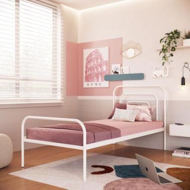Imagem de Cama Solteiro em Ferro Juliet - Camas & Beliches, branco