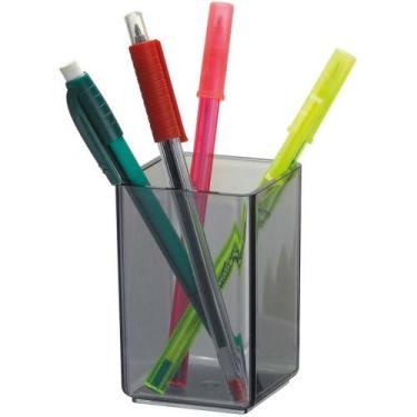 Imagem de Porta Lápis Acrílico Fumê - Acrimet