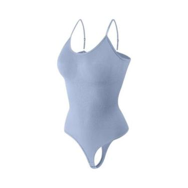 Imagem de Body Modelador Feminino Sem Costura Com Controle Abdominal, Estilo Faj