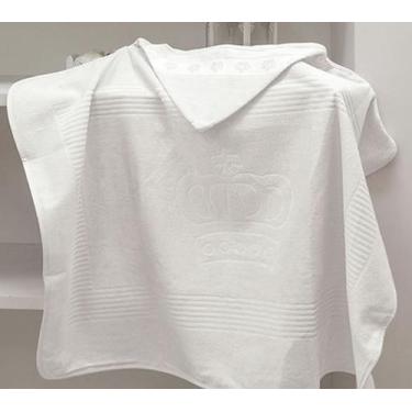 Imagem de Toalha de Banho com capuz Baby para Bordar Branco Dohler