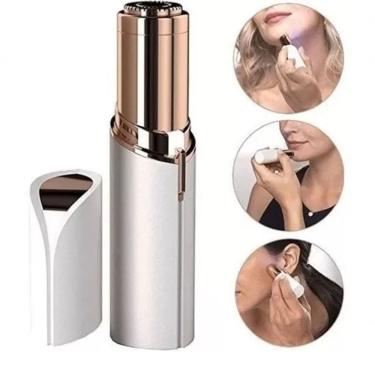 Imagem de Aparelho Removedor De Buço E Pelos Faciais Batom Pilha