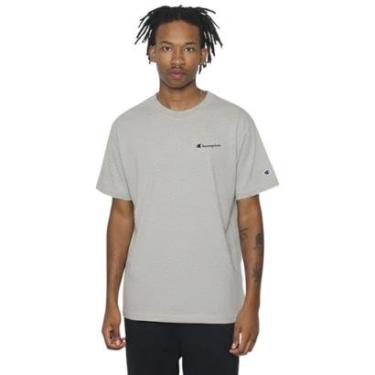 Imagem de Camiseta Champion Ath Mini Script Logo Ink Concrete Cinza-Masculino