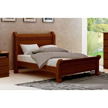Imagem de Cama de Casal Júlia de Madeira Maciça Pinus