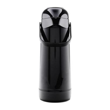 Imagem de Garrafa Térmica Magic Pump 1l Pressão Preta - Termolar 