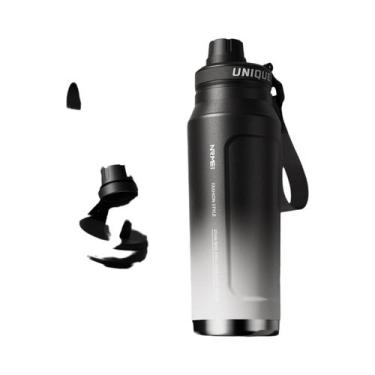 Imagem de Garrafa Térmica De Aço Inoxidável Isolada De 1L Com Alça, Parede Dupla