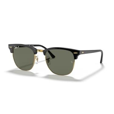 Imagem de Óculos de sol Ray-Ban RB3016 Clubmaster Square, preto/verde G-15 polarizado, 51 mm