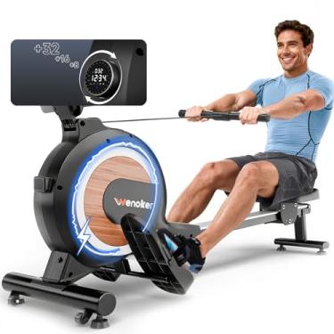 Imagem de WENOKER Máquina de remo, máquina de remo magnética para casa, resistência silenciosa at...