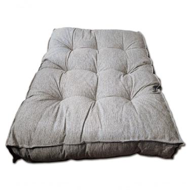 Imagem de Almofada Futon Alto Linho Twist 120x80 Gigante Qualidade Crú