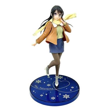 Imagem de Figura: Estátua de PVC, roupa de inverno de Mai Sakurajima, 21 cm
