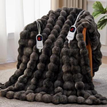 Imagem de Cobertor Elétrico Anysay King 229 x 254 cm 10 Níveis de Aquecimento