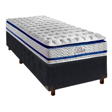 Imagem de Conjunto Cama Box Solteiro + Colchão Blue Paropas