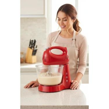 Imagem de Batedeira Prática 400W 3 Vel + Turbo Vermelha - Congratulations Store
