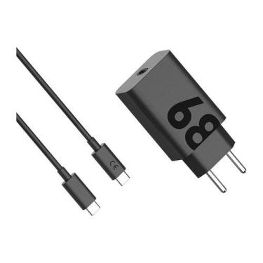 Imagem de Carregador de parede TurboPower 68W USB-C - Motorola, Preto