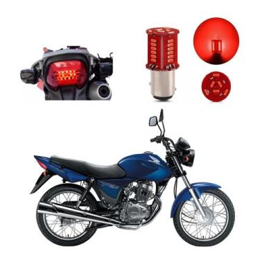 Imagem de Lâmpada Led Freio 2 Polos Sequencial Strobo Moto CG150 Titan EX 2010 2