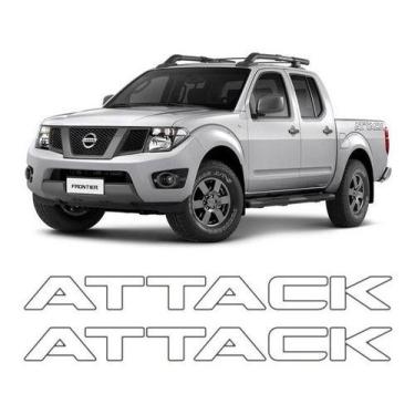 Imagem de Kit Faixas/ Adesivos Attack Nissan Frontier 2013 Grafite - onl