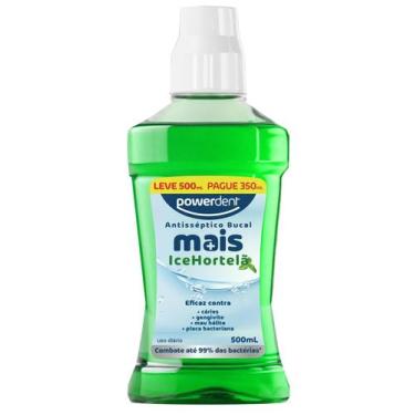 Imagem de Antisséptico Bucal com Álcool Hortelã 500ml Leve Mais Pague Menos Enxa