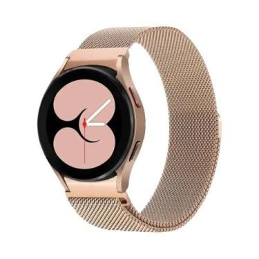 Imagem de Pulseira De Metal Milanesa Unissex Para Samsung Galaxy Watch 6/5/4 Cla