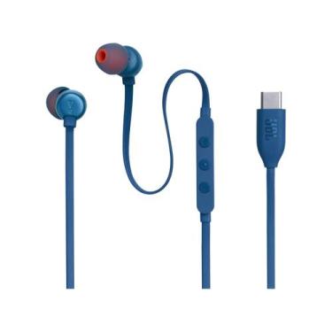 Imagem de Fone de Ouvido JBL Tune 310 com entrada USB-C Azul, Azul
