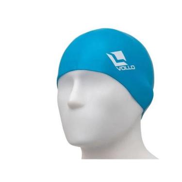 Imagem de Touca de Natação de Silicone - Azul - Vollo Sports, Azul
