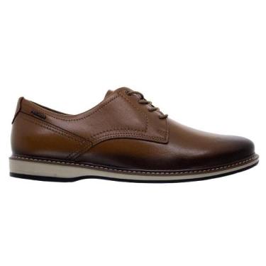 Imagem de Sapato Social Oxford Masculino Pegada 125151 Marrom, 42, Marrom