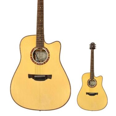Imagem de Violão Elétrico Aço Folk Crafter STG D-16CE PRO com Bag