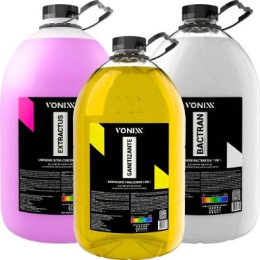 Imagem de Kit Para Estofados Bactran Extractus Sanitizante Vonixx 5l