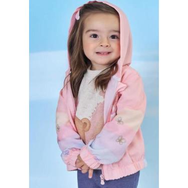 Imagem de Jaqueta Capuz Rosa Animal Menina Kukiê, 2, Rosa