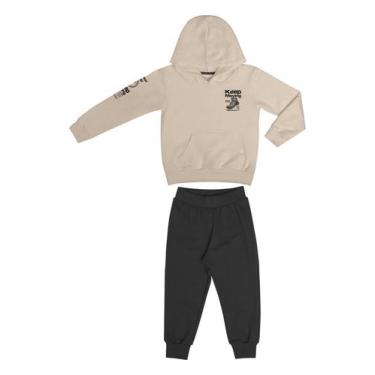 Imagem de Conjunto Menino Moletom Off Have Fun, Off white, 1