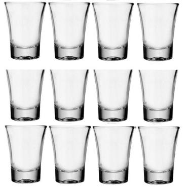 Imagem de Copo Dose Shot Cachaça Pinga Olé 60ml Nadir 12 Unidades