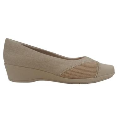 Imagem de Mocassim Feminino Adulto Comfortflex Napa Lycra Confortável - Confortf