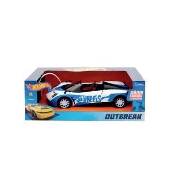 Imagem de Carrinho Controle Remoto Hot Wheels Outbreak Branco - Candide 4511