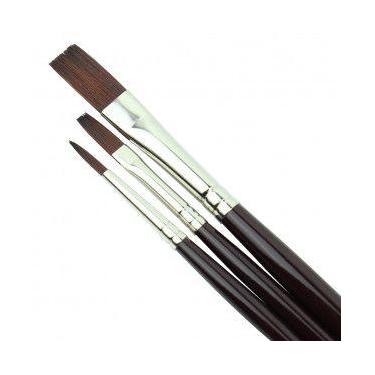 Imagem de Pincéis Winsor & Newton Galeria 3 Unidades Cabo Longo - WINSOR NEWTON