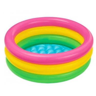 Imagem de Piscina Inflável Infantil Colorida 28Lts 61x22cm 57107 Intex, Colorida
