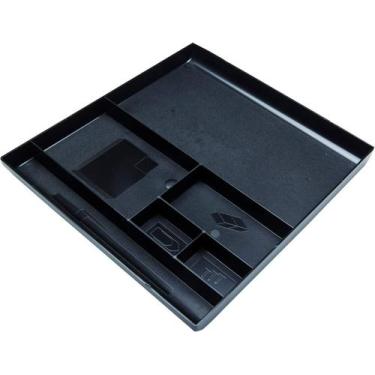 Imagem de Organizador De Gaveta Preto Dello com divisões 3004 Escritório Objetos