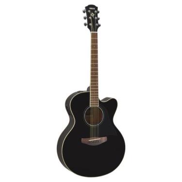 Imagem de Violão Eletroacustico Yamaha Jumbo Cpx600 Elétrico Preto Brilhante