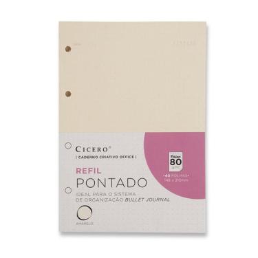 Imagem de Refil Caderno Criativo 40 Folhas Pólen 80g Pontado A5 Cicero