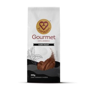 Imagem de Café 3 Corações Moído GOURMET DARK ROAST 250g - Três Corações