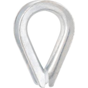 Imagem de Anilha para cabo de aço 5/8" leve galvanizada - Vonder