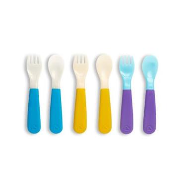 Imagem de Conjunto Colheres e Garfos Color Change Termo com 6 Munchkin