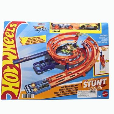 Imagem de Hot Wheels Pista Circuito Giro Veloz C/ 2 Carrinhos 4+Mattel