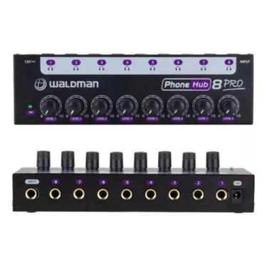 Imagem de Amplificador Phone Hub 8 Pro 8 Canais C/ Controle De Volume - Waldman,